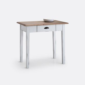 La Redoute Interieurs Keukentafel van dennenhout en fineer, 2 personen, Roside