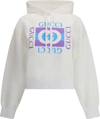 Gucci White Cotton Womens Sweatshirt