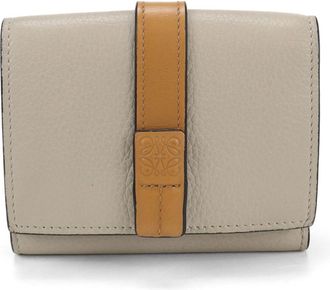 Loewe Beige Leather Coin Purse/Coin Case (Pre-Owned)