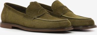 BARRETT Mocassini college in suede oliva