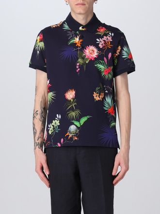 Etro Polo Etro in jersey con stampa floreale