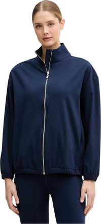 Joseph Ribkoff Hoodies & sweatvesten, Dames, Blauw, S, Nylon, Stretch Nylon Zip Jacket