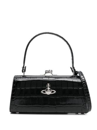 Vivienne Westwood Black Doll Xl Shoulder Bag