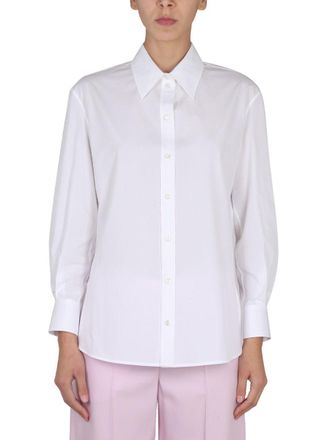 Alexander McQueen Cotton Poplin Shirt - White