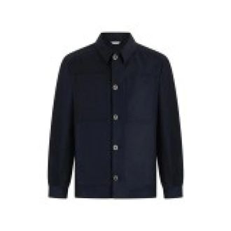 Boglioli Jassen, Heren, Blauw, 4Xl, Wol, K Jacket