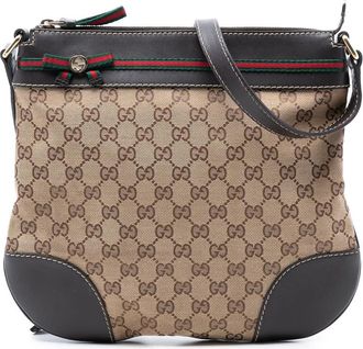 Gucci Pre-owned Gucci GG Canvas Web Mayfair Crossbody Ladies F5CT7SBGN9CQSAYZ