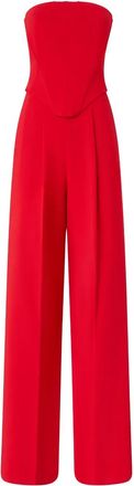 Pinko sleeveless jumpsuit - women - Viscose/Elastane/Polyester/Acetate - 38 - Red