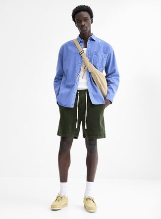 Djab Mens Mini-corduroy easy short