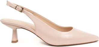 Sergio Moretti Schoenen, Dames, Roze, 39 EU, Leer, Klassieke Deels Open Pumps