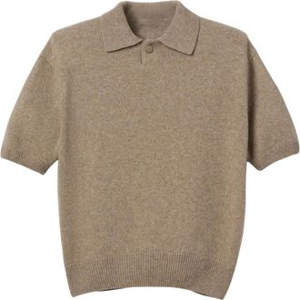 Petar Petrov Sharp Line Polo F26K22 - - Tops - Donna - Beige - S