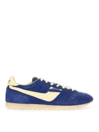 Autry Windspin suede and leather trainers