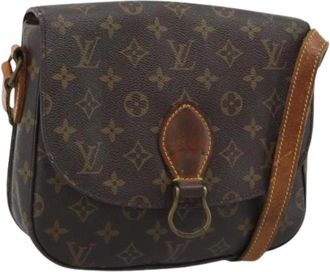 Louis Vuitton Pre-owned Saint Cloud Schoudertas - Dames - Vintage Schoudertas - Bruin - ONE Size - Leer - Vintage