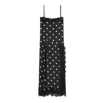 Max Mara Midi Dresses, female, Black, Size: XS Abito lungo con pizzo