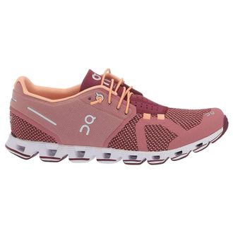 On Cloud Textile Synthetic Womens Low Top Trainers - Dustrose Mulberry - Size:UK 6.5