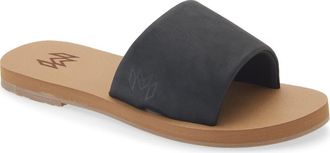 Malvados Ellie Slide Sandal in Jet at Nordstrom, Size 7