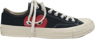Comme Des Gar&ccedil;ons Play x Converse Chuck 70 High-Top Half Heart sneakers in zwart katoen