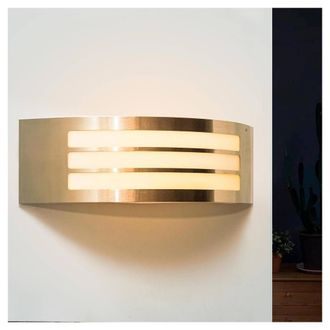 Trade Shop Trade Shop Traesio - Trade Shop - Applique Led Esterno Lampada E27 Luce Moderna Parete Muro Giardino Cortile S101-a