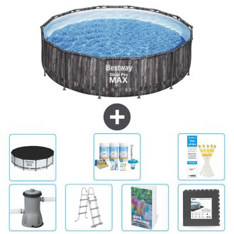 Bestway Piscina Bestway Steel Pro Max Redonda - 427x107 Cm - 8-piezas S581