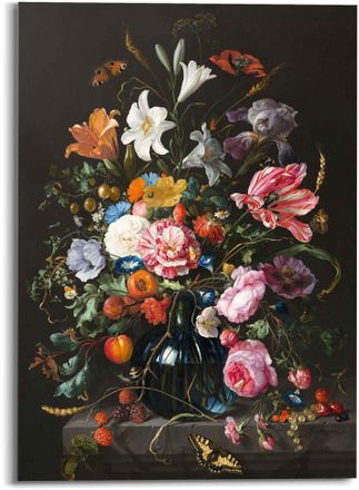 Reinders Glasbild »Glasbild Stilleben mit Blumen Mauritshuis - Alte Meister« 1 Stk. tlg