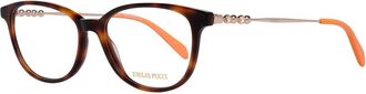 Emilio Pucci Brown Plastic Glasses Womens (Frames)