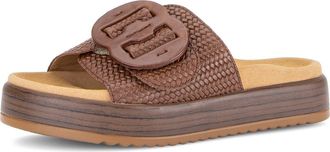 Gabor Platform Slide Sandal in Cognac at Nordstrom, Size 10.5-11Us