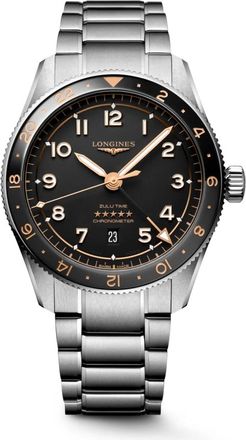 Longines Spirit Zulu Time - Dames - Horloges - Zwart - ONE Size - Accessoires