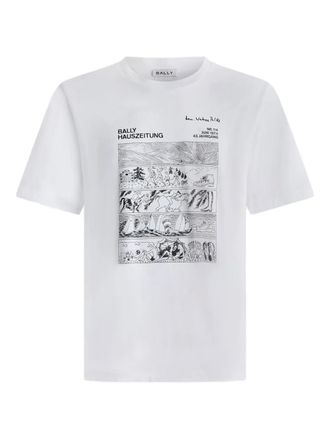 Bally T-shirt con grafica - Bianco