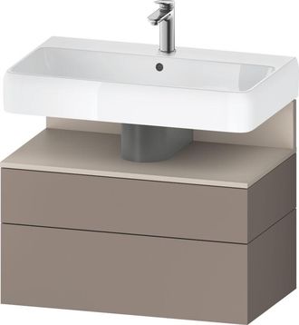 Duravit Qatego Mueble Bajo Lavabo, 1 Extra&iacute;ble Y 1 Caj&oacute;n, - Duravit