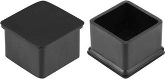OEM Tappi In Gomma Per Gambe Di Sedie, Tavoli E Altri Mobili, 40 Mm X 40 Mm, Quadrati, Confezione Da 4 Pezzi