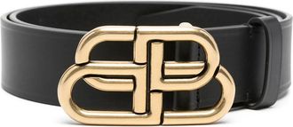 Balenciaga BB Leather Belt