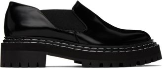 Proenza Schouler Black Lug Sole Loafers