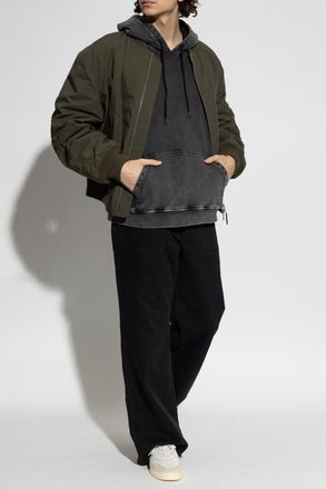 Diesel Hoodie S-BOXT-HOOD-DEN, Mens, Grey