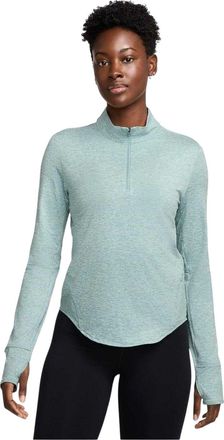 Nike Swift hardloopshirt met kwartrits voor dames (Cannon Heather)