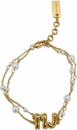 Marc Jacobs Pearl MJ Balloon Armband - Dames - Armbanden - Geel - ONE Size - Accessoires