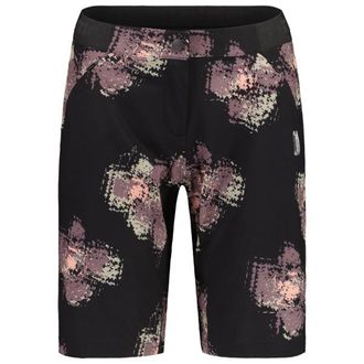 Maloja AnemonaM. Printed Shorts f&uuml;r Damen | schwarz