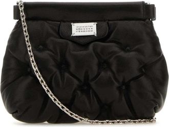 Maison Margiela Glam Slam Classique Baby - Dames - Schoudertassen - Zwart - ONE Size - Leer - Tassen