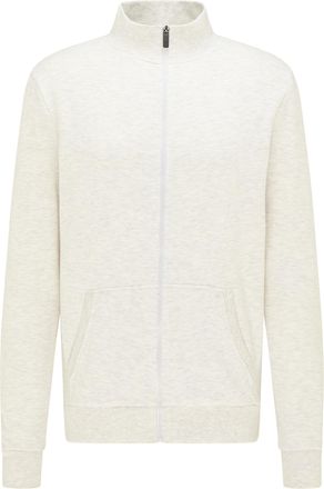 Tuffskull threezy-sweatvest Heren licht grijs melange