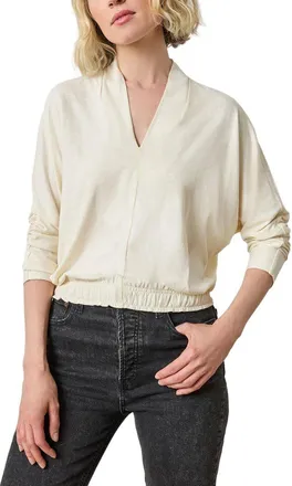 Lilla P Shawl Collar Wedge Top