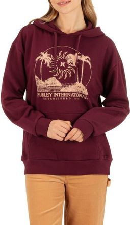 Hurley Arcipelago Oversize Hoodie in Fig at Nordstrom, Size X-Small
