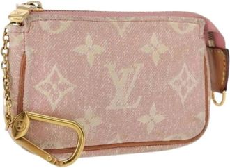 Louis Vuitton Pre-owned Mini Bags, female, Pink, Size: ONE SIZE Pre-owned Canvas Mini Bag
