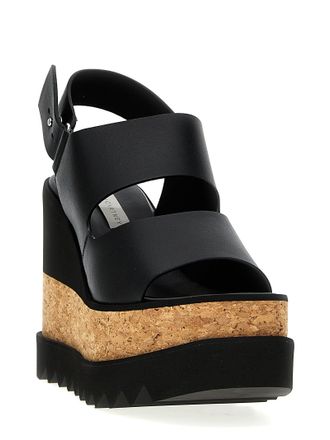 Stella McCartney Sneak-Elyse Sandal - Black