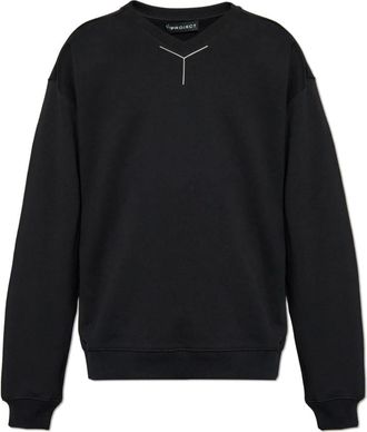 Y / Project Logo sweatshirt - Heren - Sweatshirts - Zwart - M - Katoen - Hoodies & sweatvesten