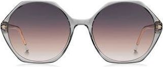 BOSS 56mm Geometric Sunglasses in Grey at Nordstrom Rack