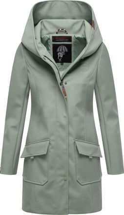 Marikoo dames softshelljas - Mayleen, waterafstotend met capuchon
