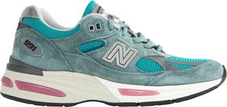 New Balance 991v 2 Sneaker - Heren - Sneakers - Groen - 41 1/2 EU - Su&egrave;de - Schoenen