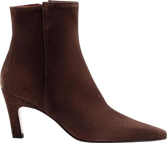 Roberto Festa Milano Schoenen, Dames, Bruin, 39 EU, Leer, Yanira Enkellaarsjes
