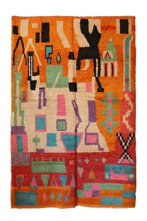 AFK Living Alfombra bereber marroqu&iacute; de pura lana 209 x 316 cm