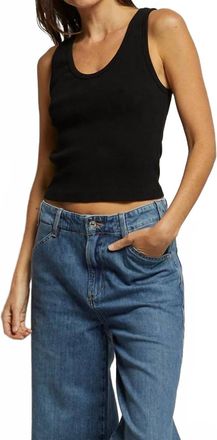 perfectwhitetee Blondie Tank Top In Black