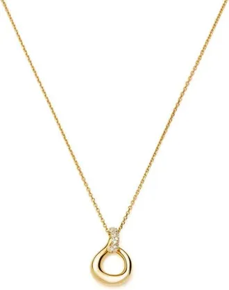 Missoma Molten Snow Twisted Pendant Necklace in Gold at Nordstrom