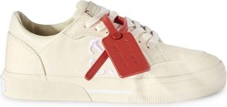 Off-white New Low Vulcanized canvas sneakers - women - Leather - 40 - Neutrals